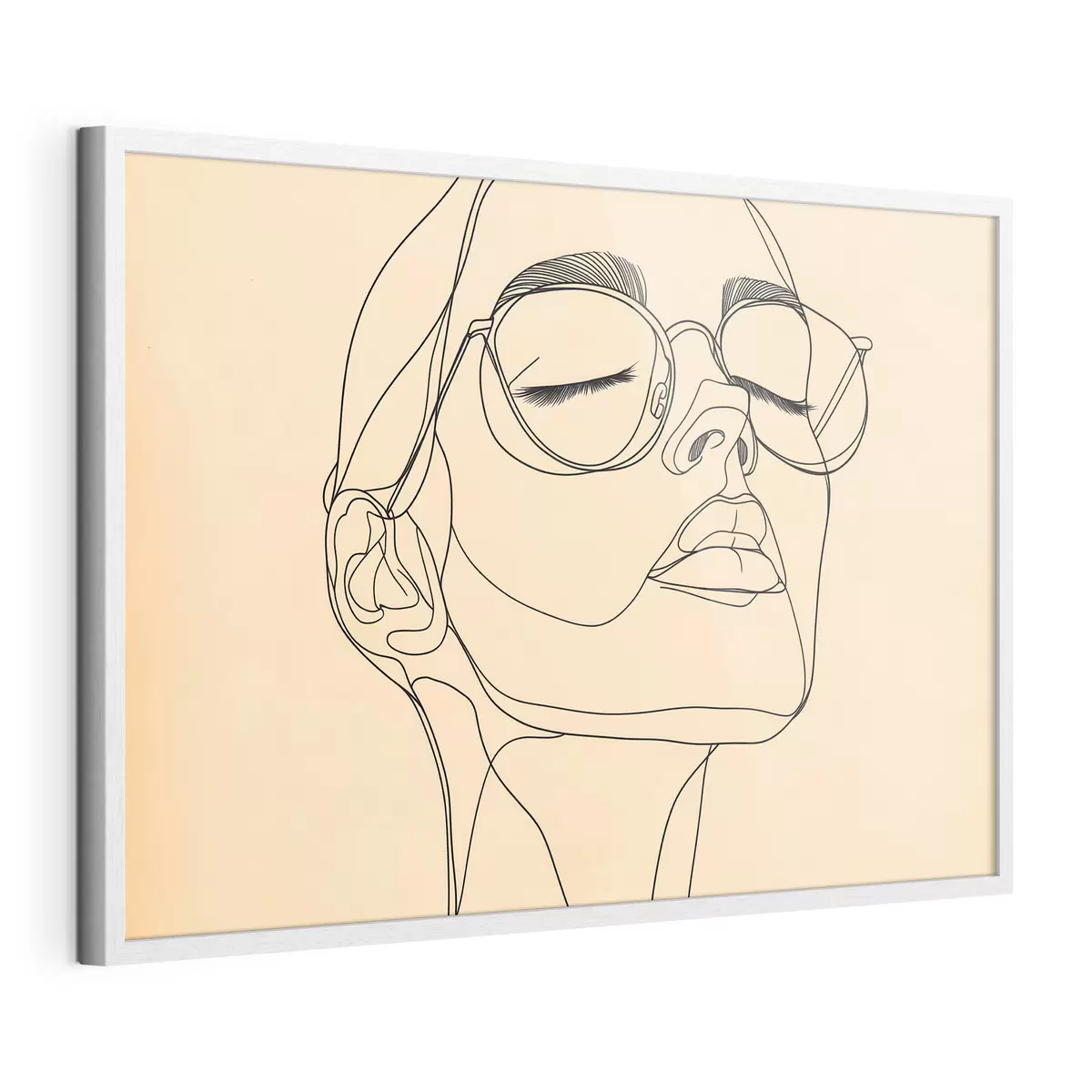 Poster Portret liniar al unei femei f51145