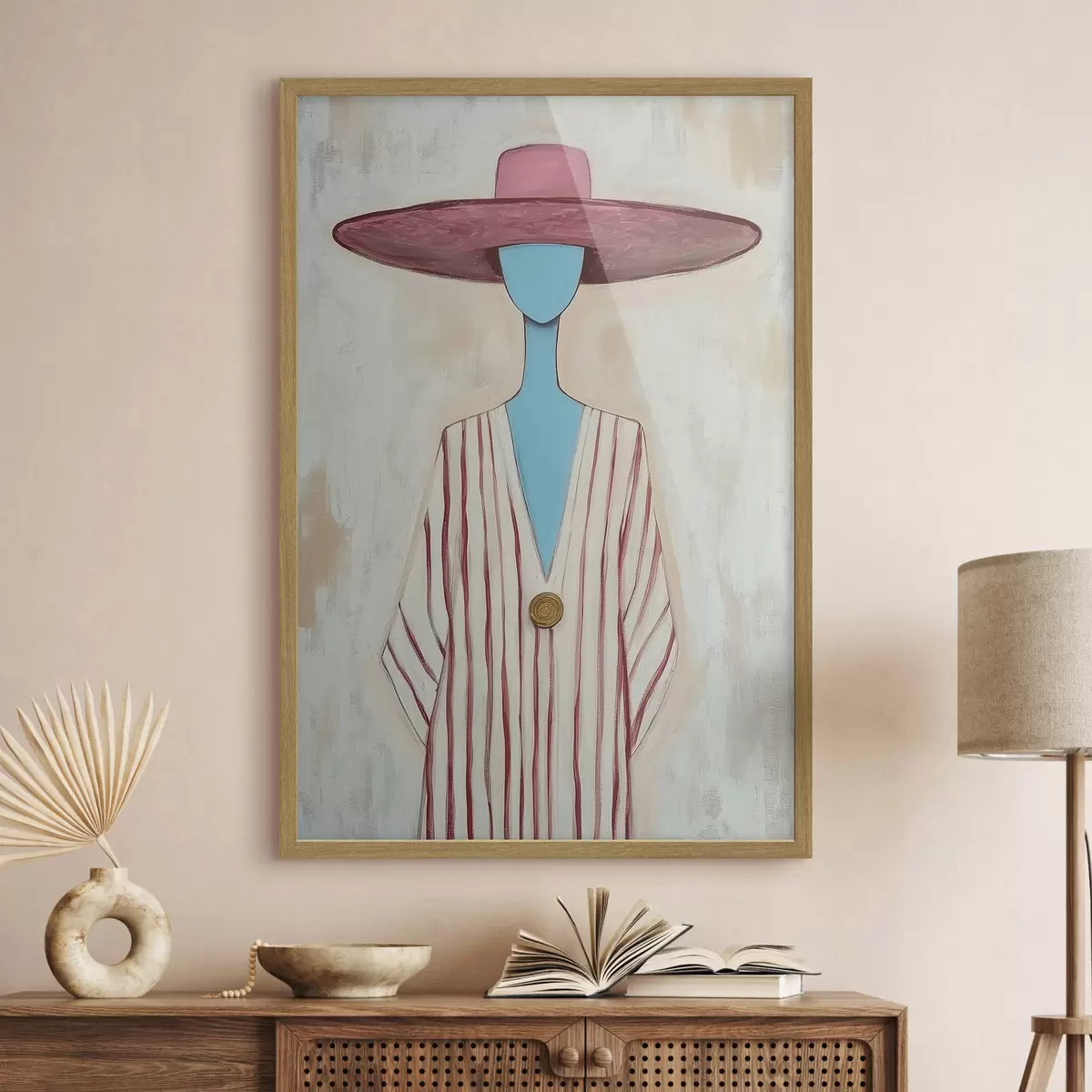Poster Tablou reprezentând o figură feminină abstractă f51152