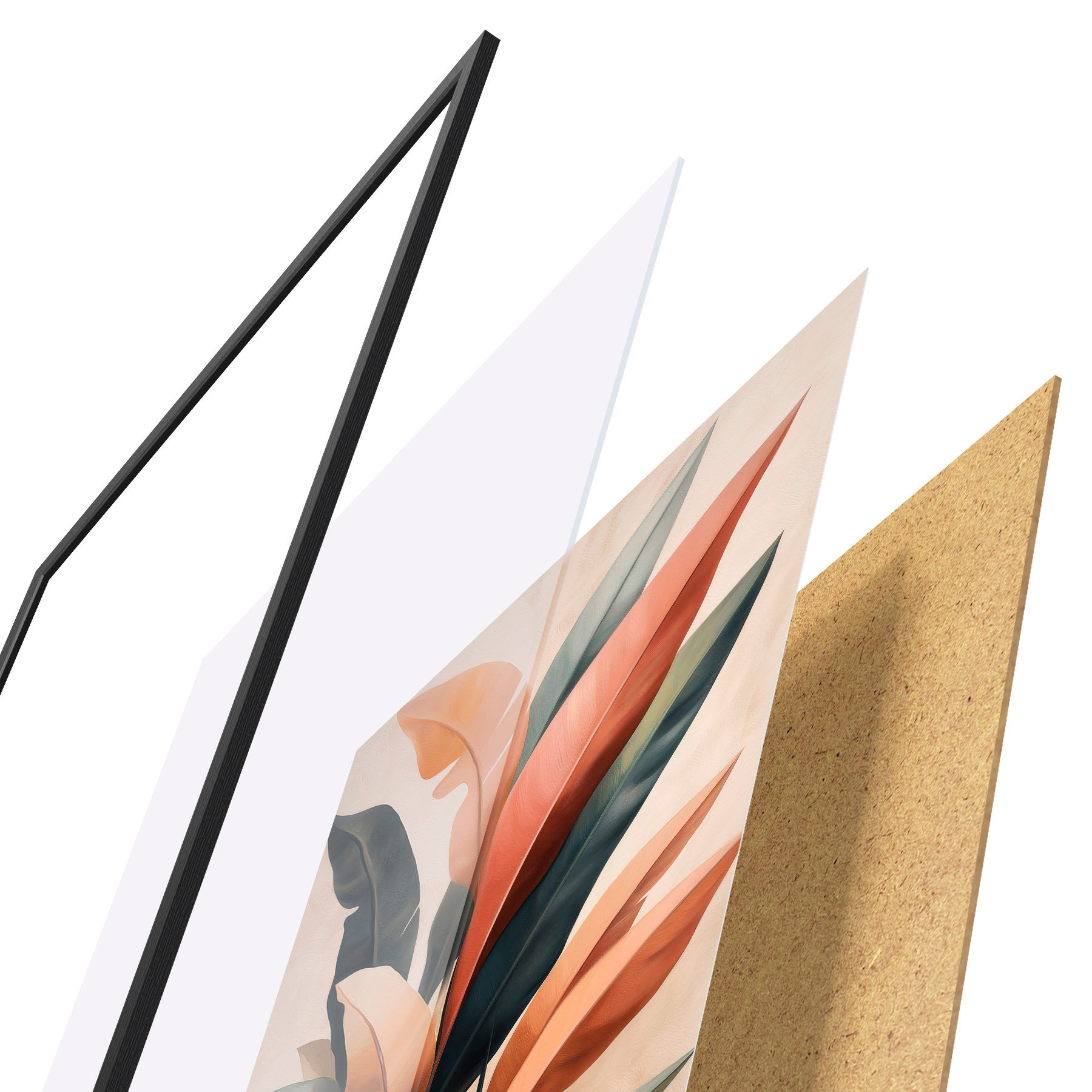 Poster Frunze abstracte f51156