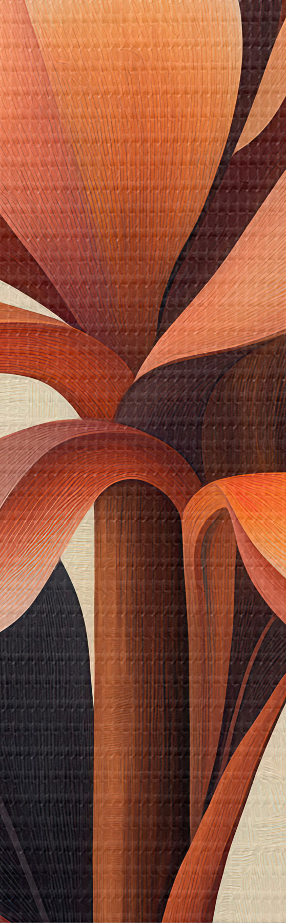 Tablouri Flori și frunze abstracte m31105