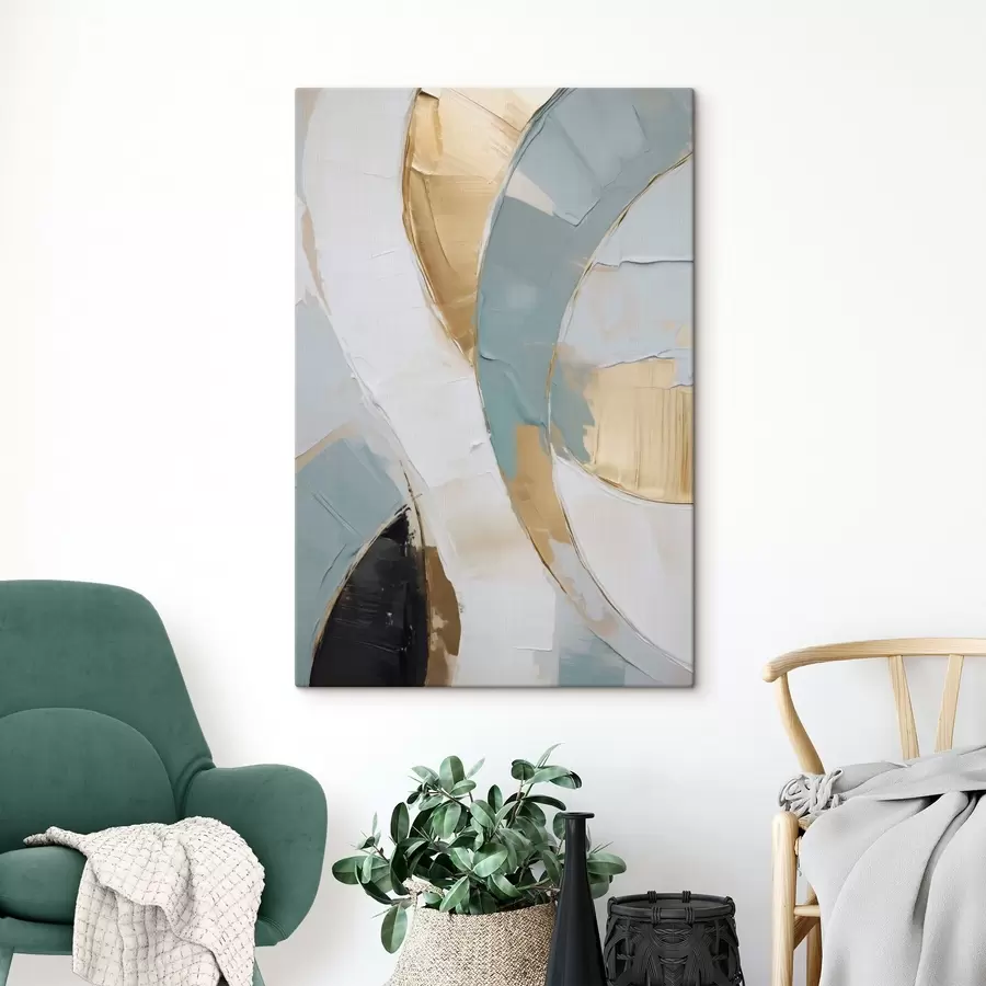 Tablouri Motiv abstract, imitație a unui tablou s51167
