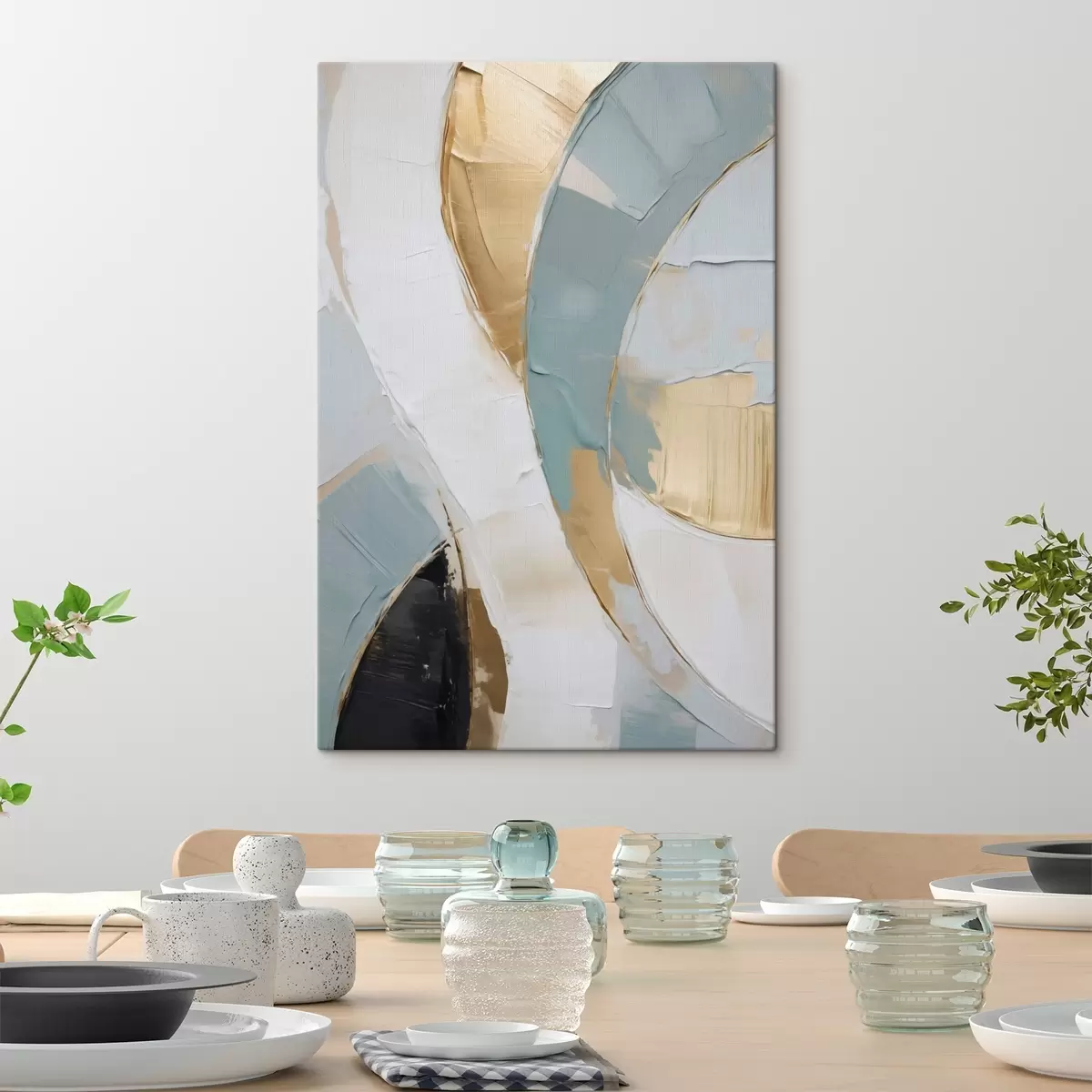 Tablouri Motiv abstract, imitație a unui tablou s51167