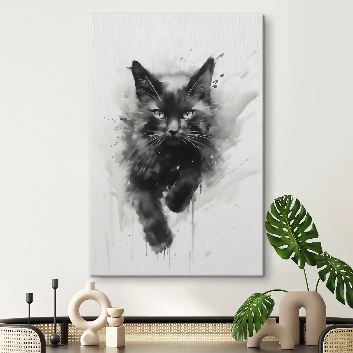Tablouri Pisică, imitație a unui tablou s51168