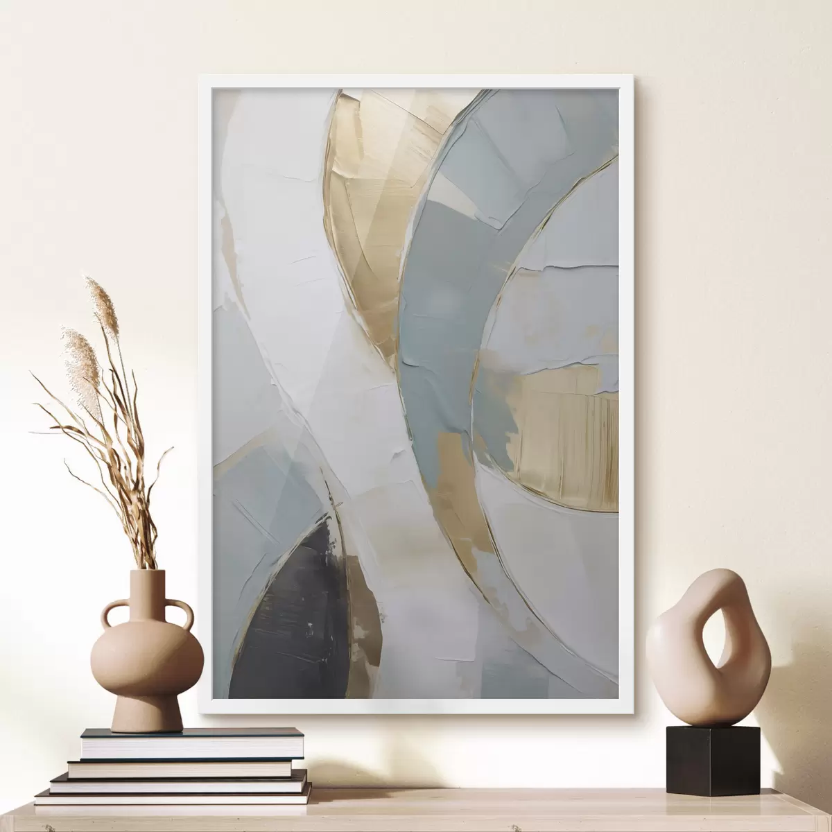 Poster Motiv abstract, imitație a unui tablou f51167