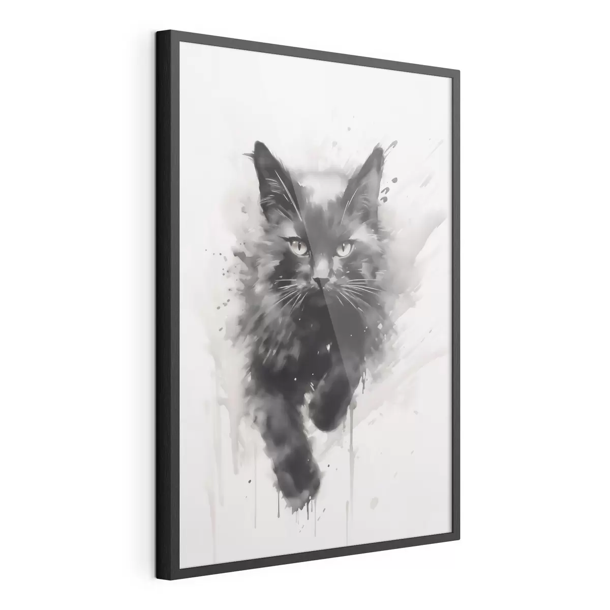 Poster Pisică, imitație a unui tablou f51168