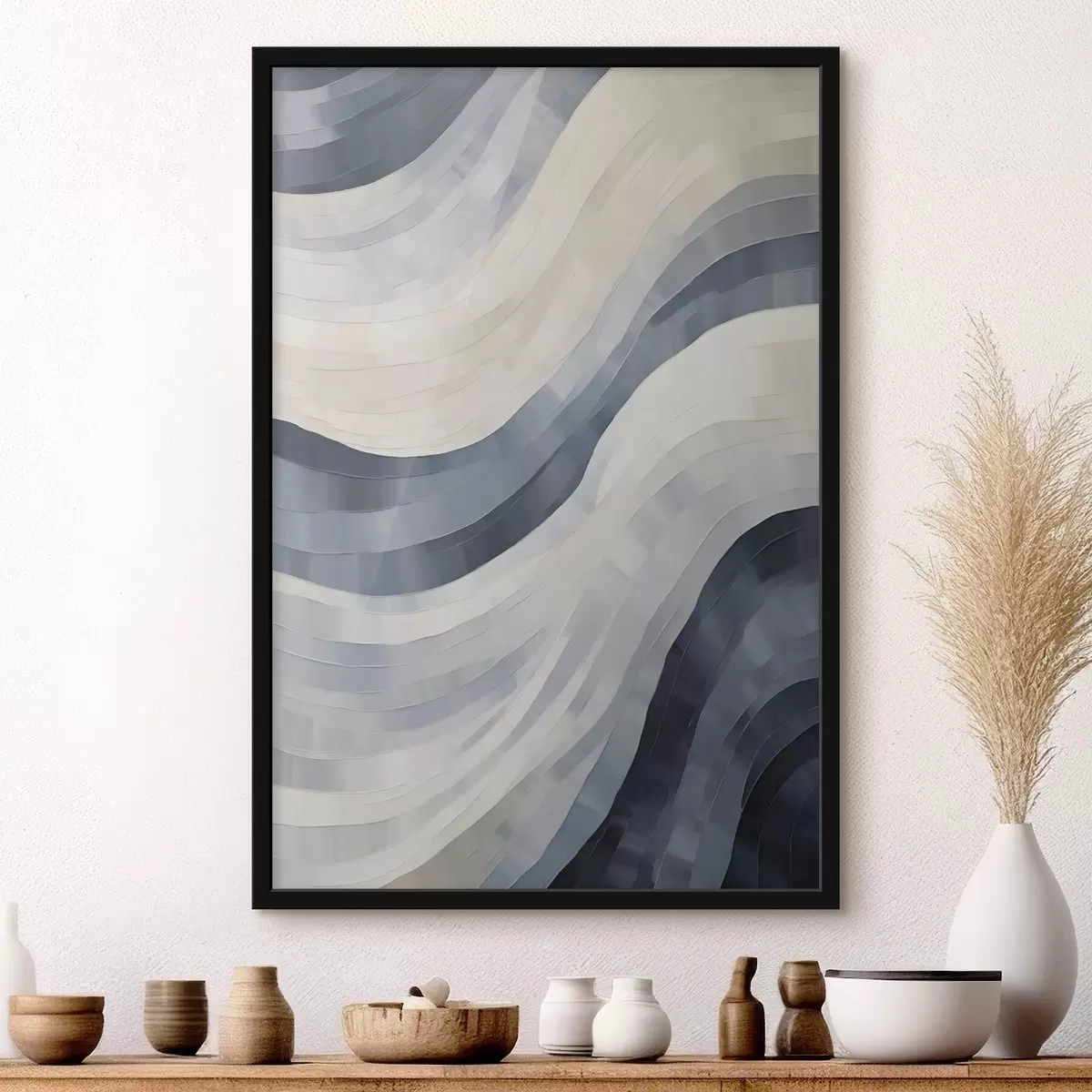 Poster Dungi largi abstracte, imitație de tablou f51170