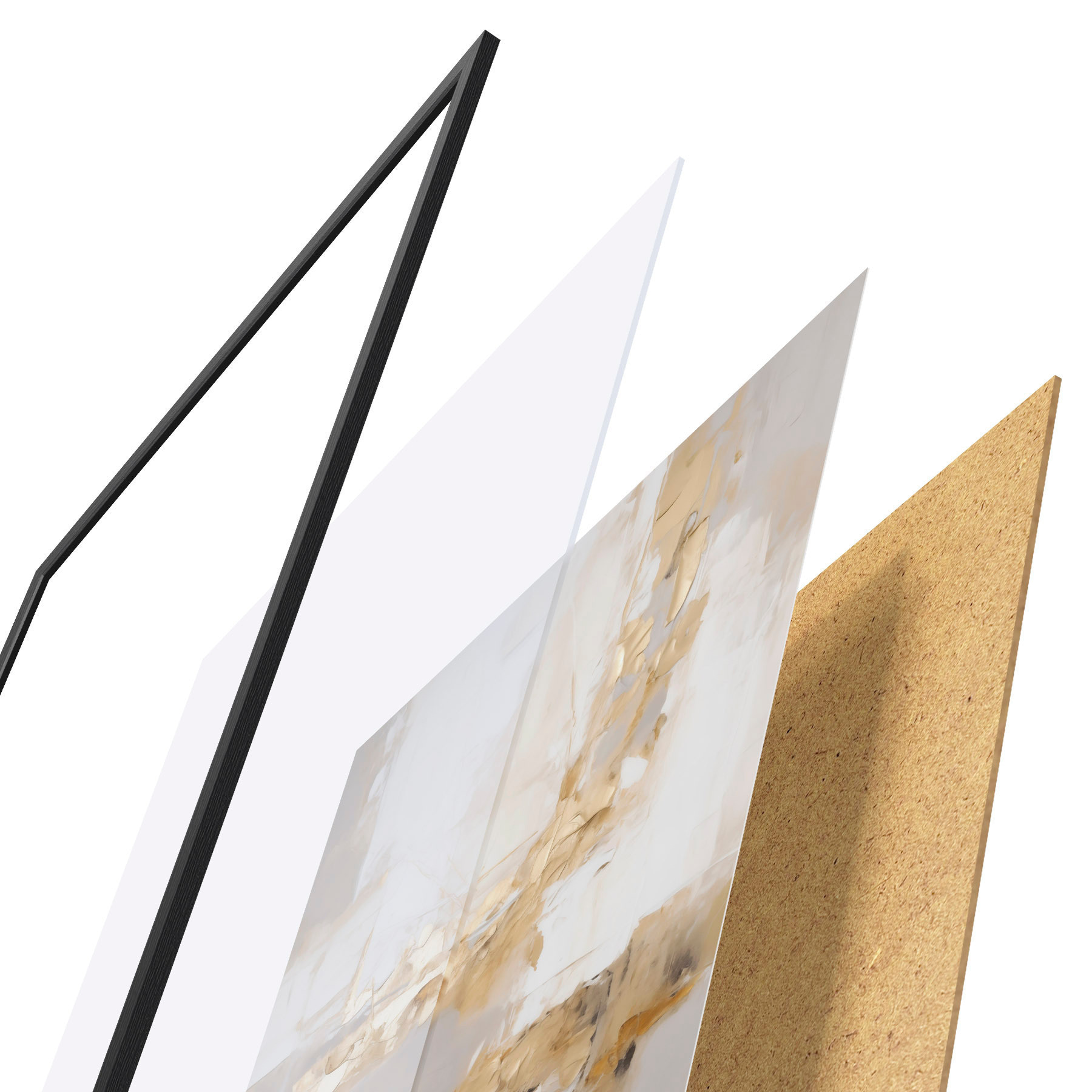Poster Abstracția modernă, imitația picturii d31107