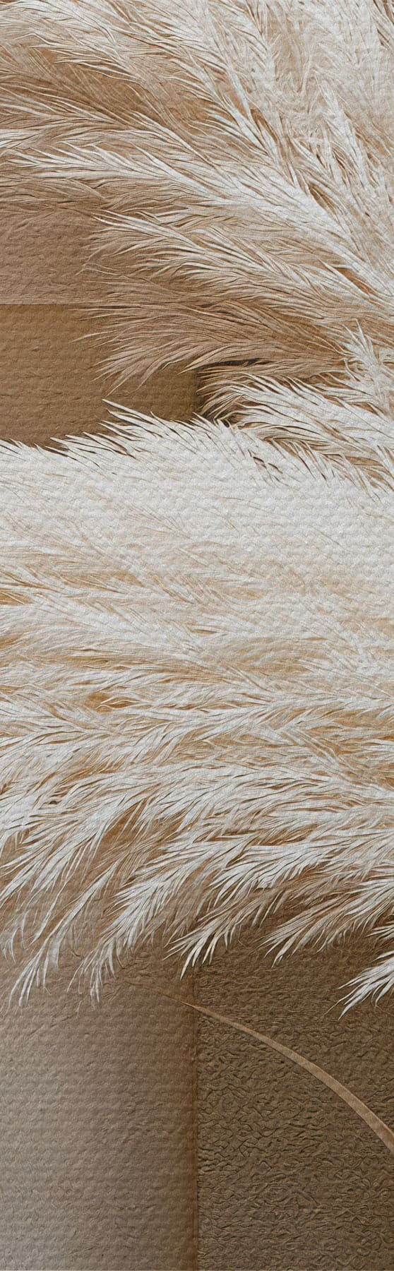 Tablouri Iarbă de pampas și arcade geometrice s50869