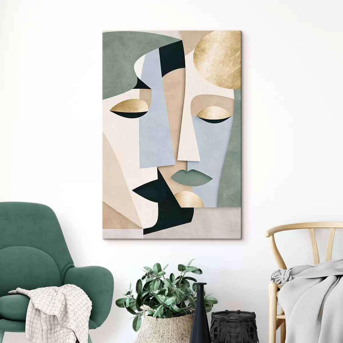 Tablouri Fețe geometrice abstracte s51178