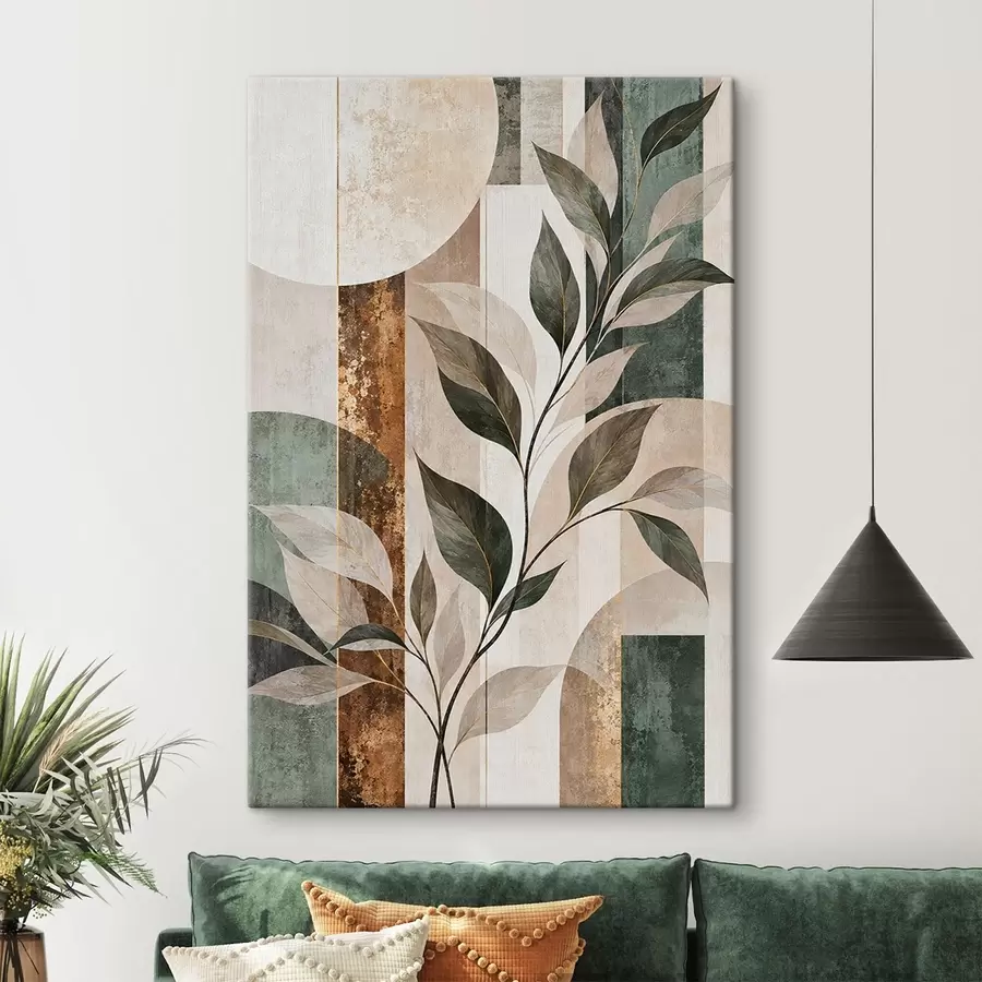 fototapet Geometria botanică s51180