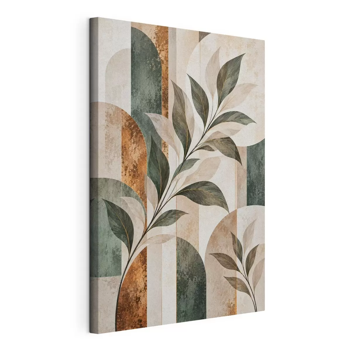 Tablouri Abstracție cu o ramură cu frunze s51181