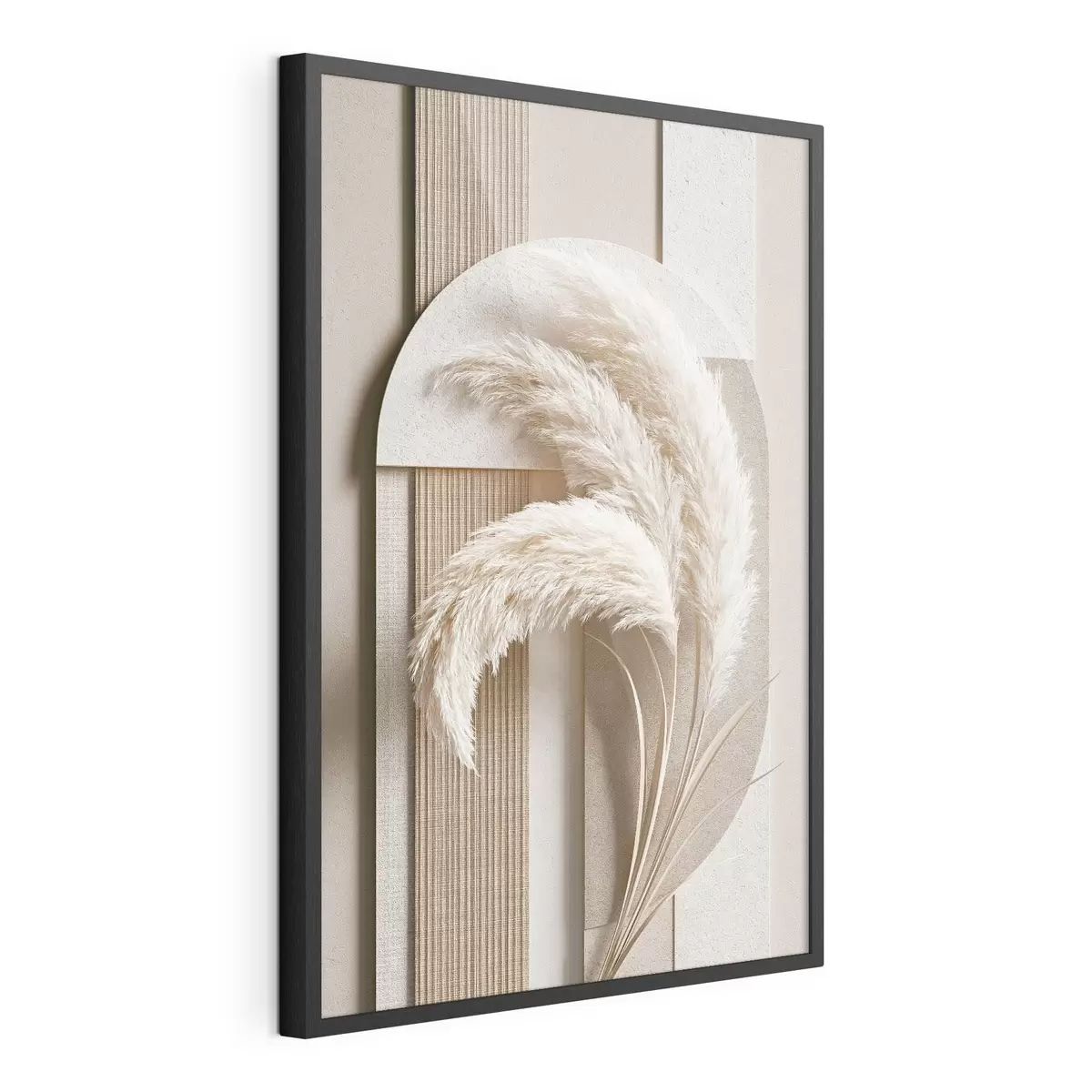 Poster Iarbă de pampas și arcade geometrice f50869
