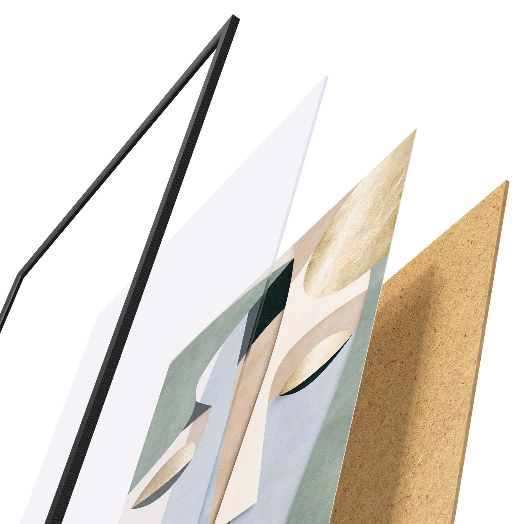 Poster Fețe geometrice abstracte f51178