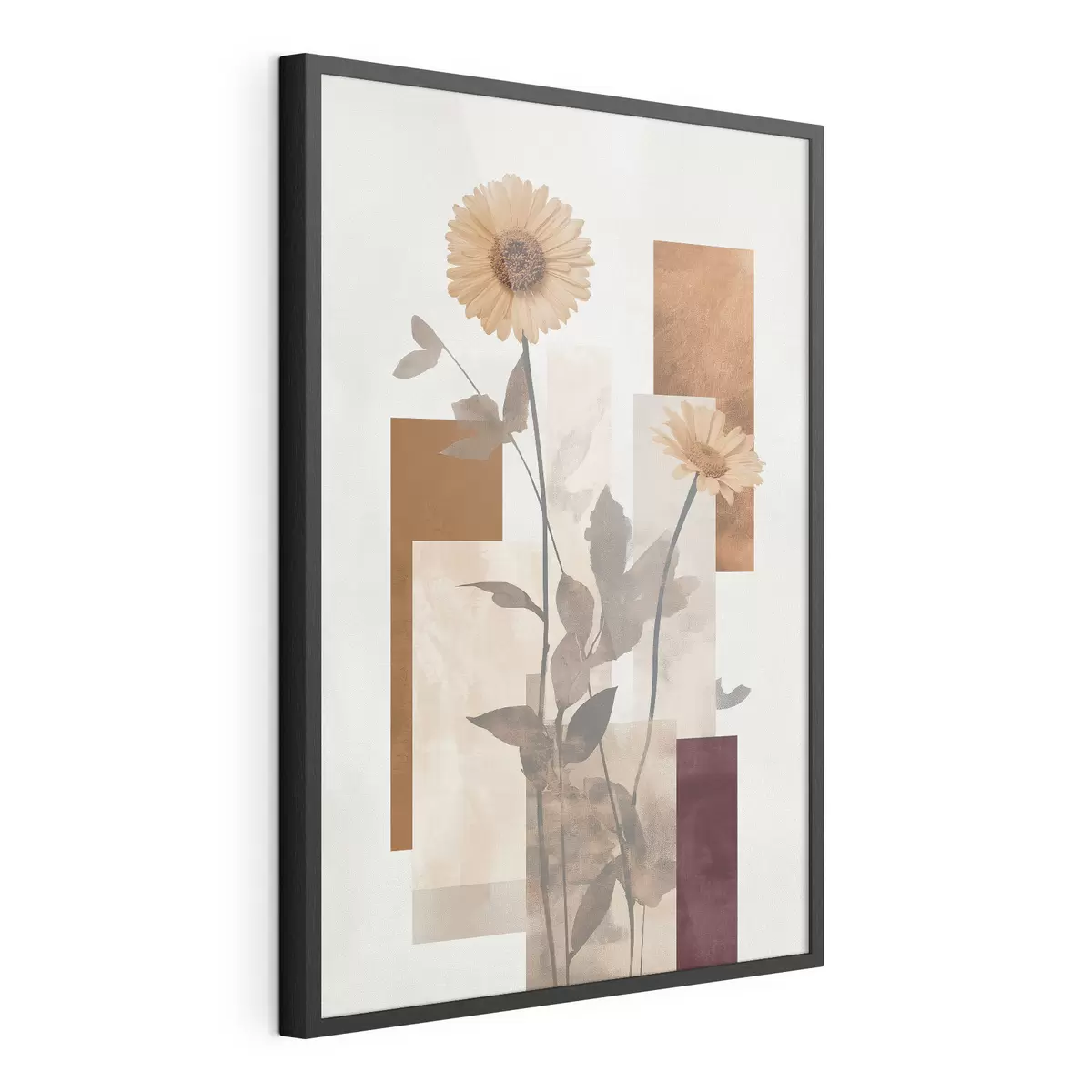 Poster Flori și forme geometrice f51179