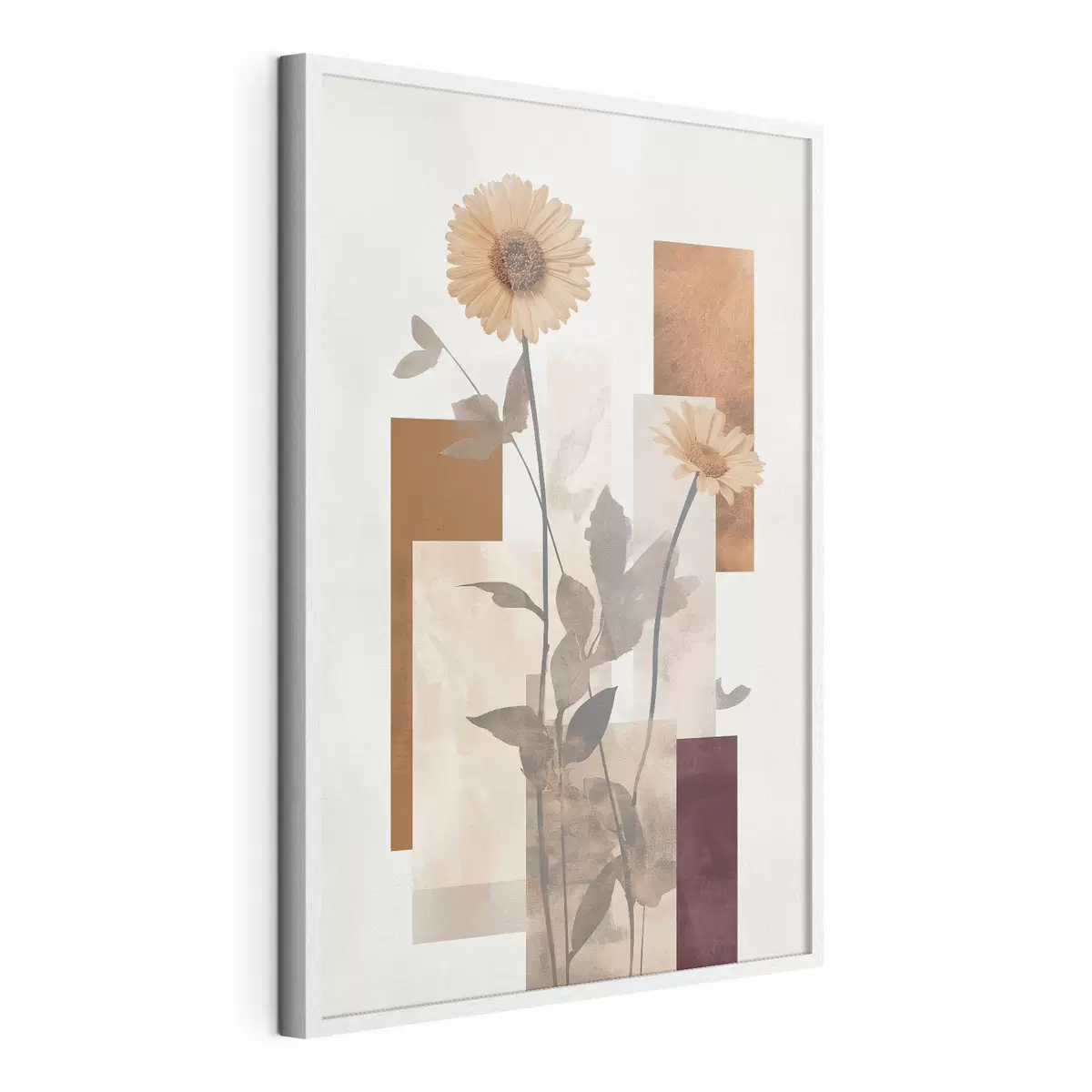 Poster Flori și forme geometrice f51179