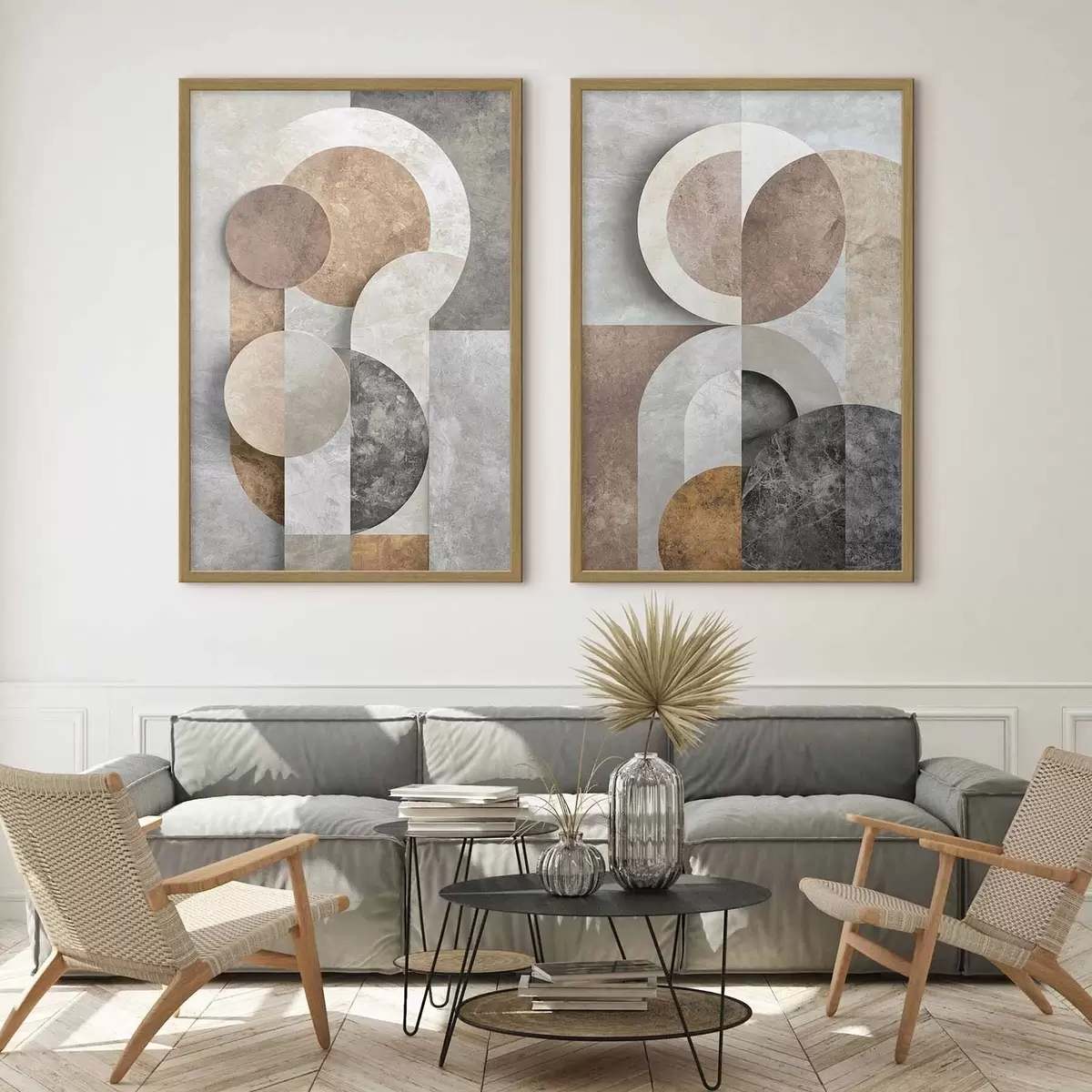 Poster Forme geometrice suprapuse d31119