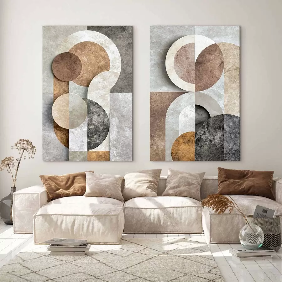 Tablouri Forme geometrice suprapuse m31119