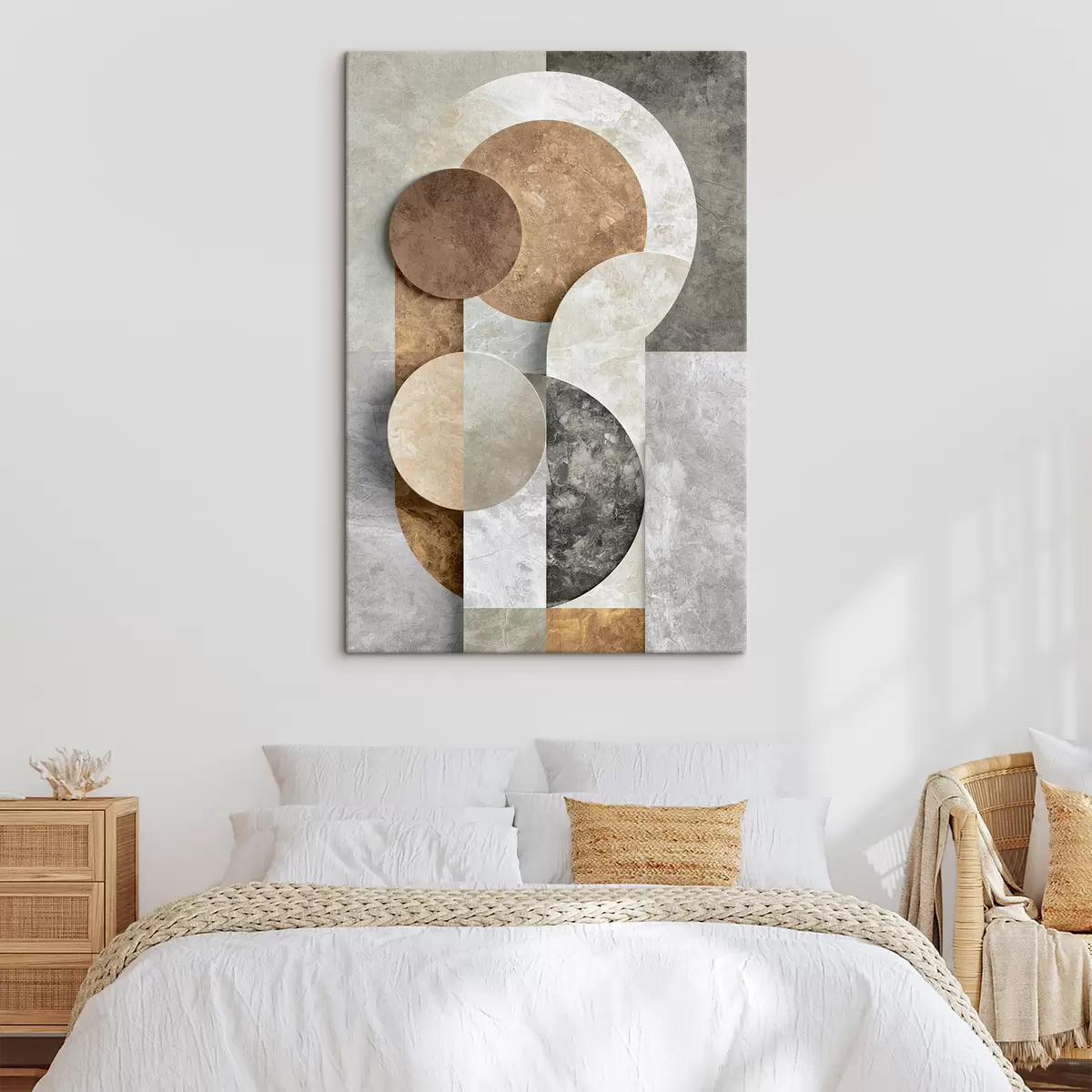 Tablouri Abstracție geometrică cu cercuri s51185