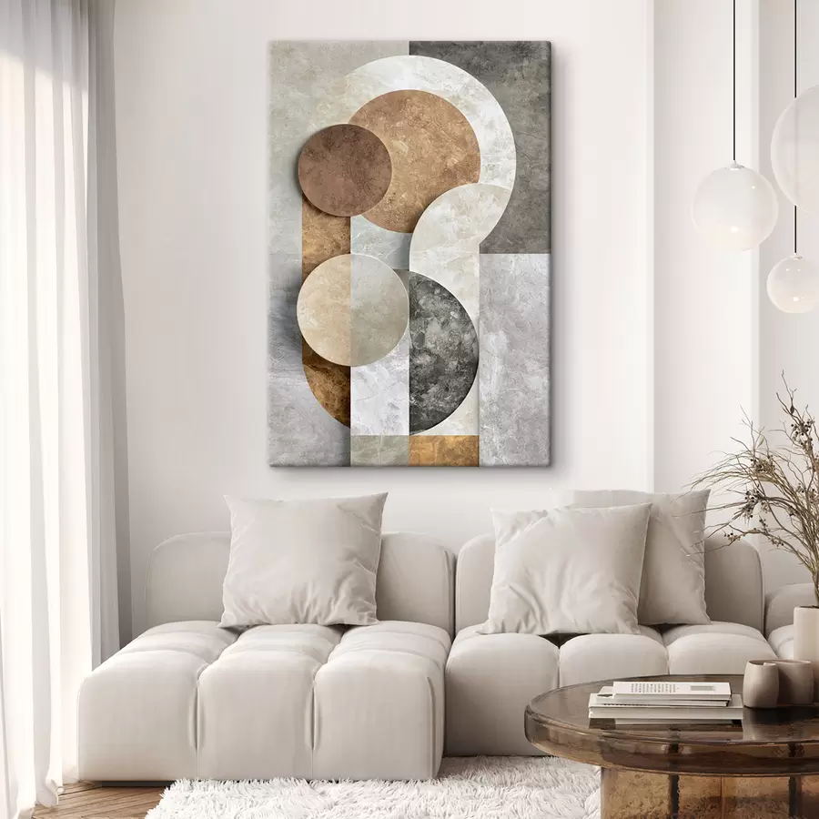 Tablouri Abstracție geometrică cu cercuri s51185