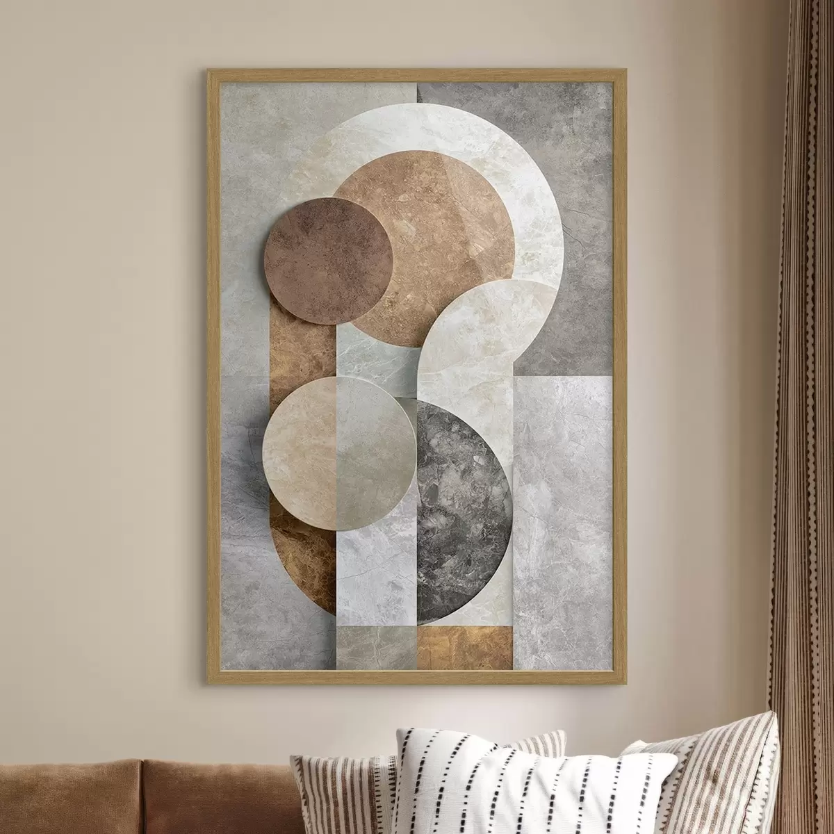 Poster Abstracție geometrică cu cercuri f51185