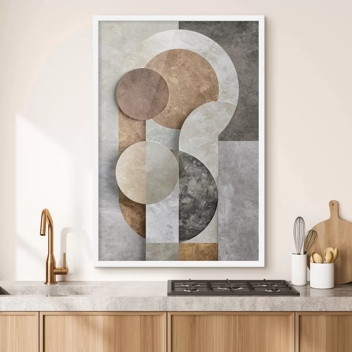 Poster Abstracție geometrică cu cercuri f51185