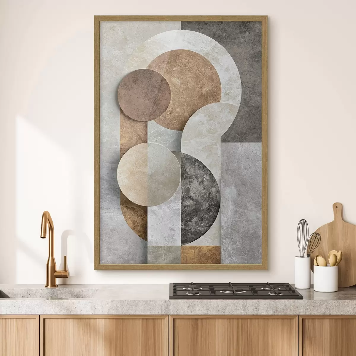Poster Abstracție geometrică cu cercuri f51185