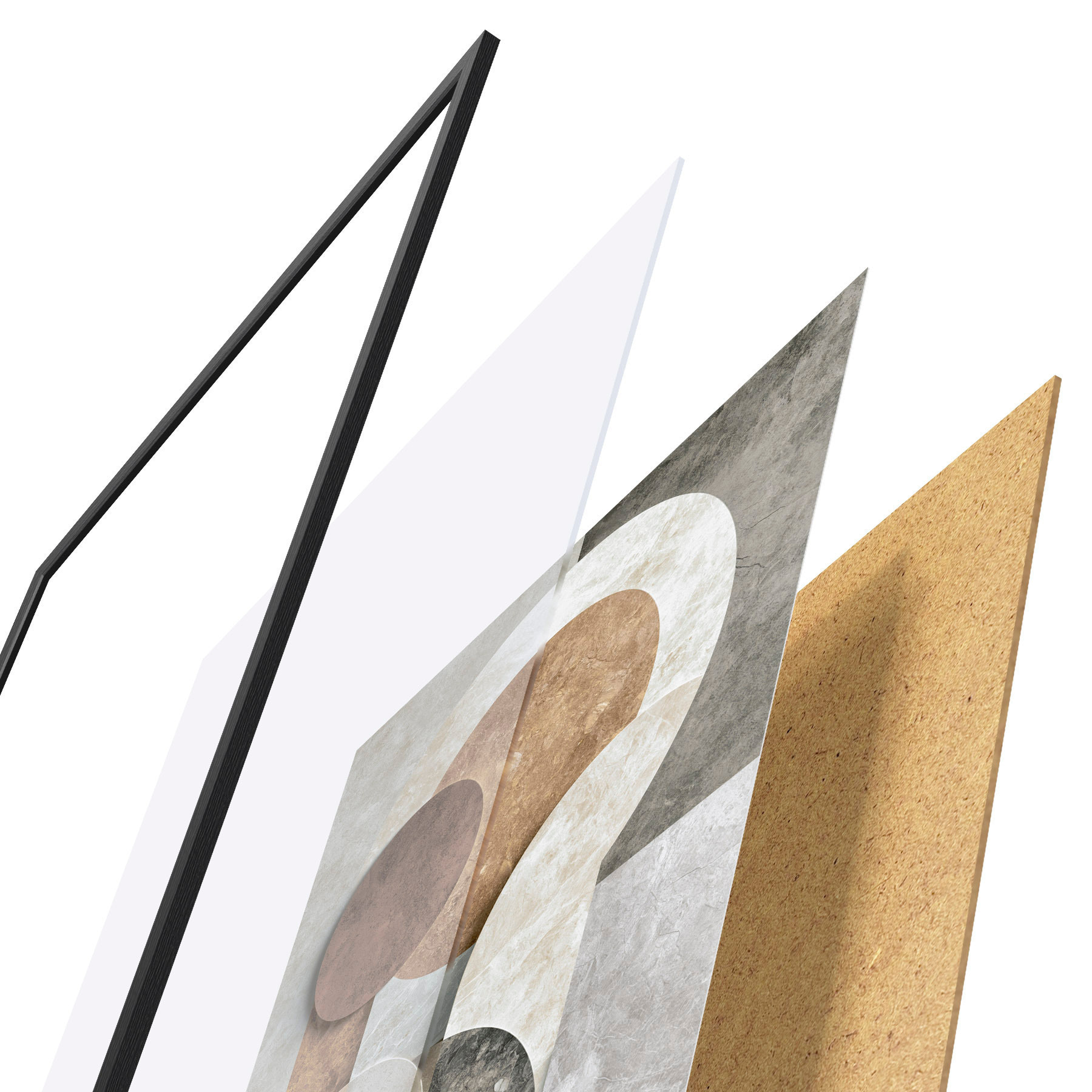 Poster Abstracție geometrică cu cercuri f51185
