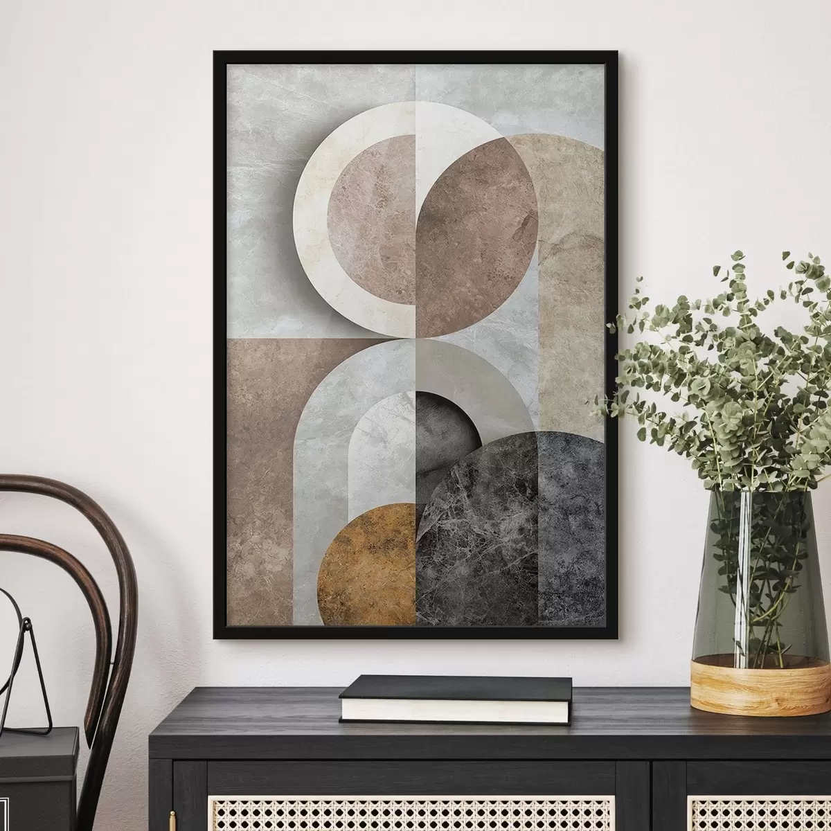 Poster Compoziție geometrică cu cercuri f51281
