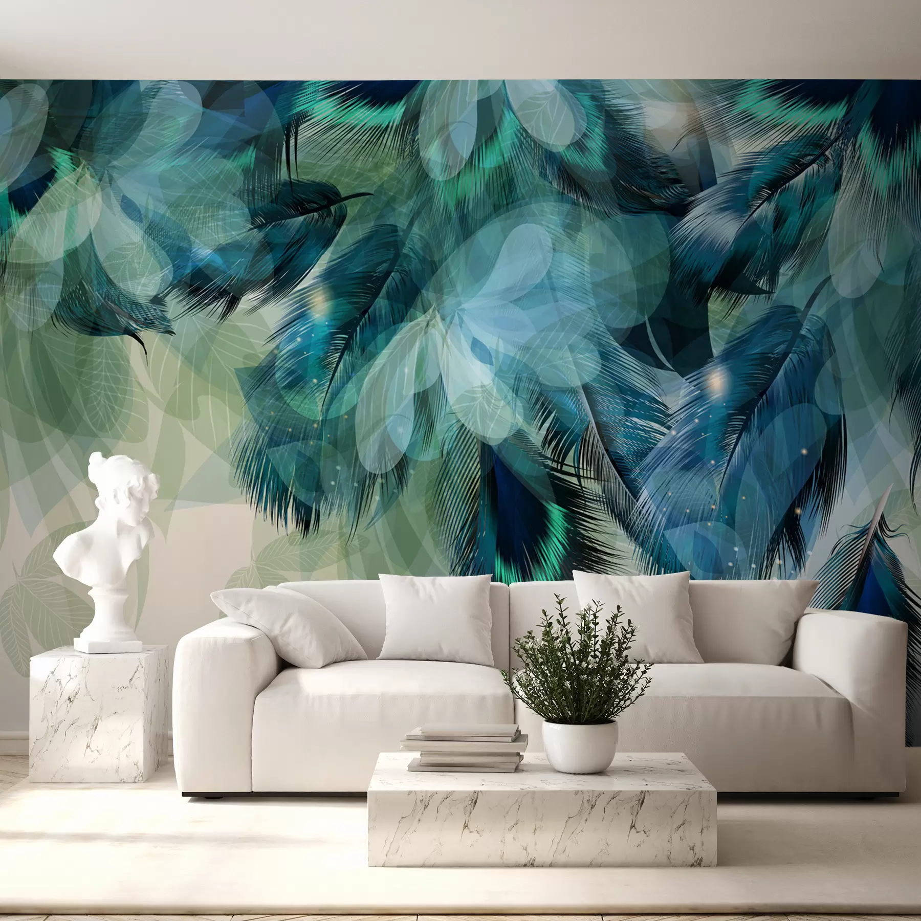 fototapet Featers în cer u72316