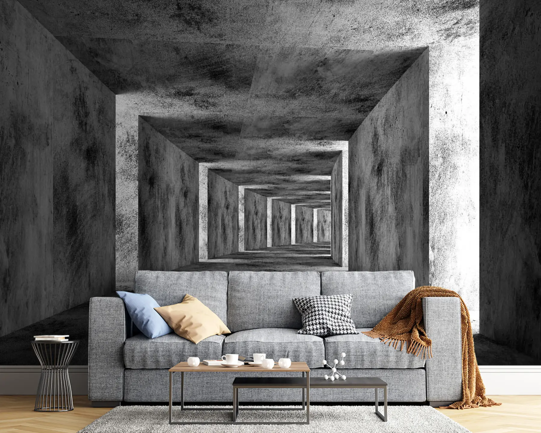 fototapet Lemn, stil e alb-negru u45797