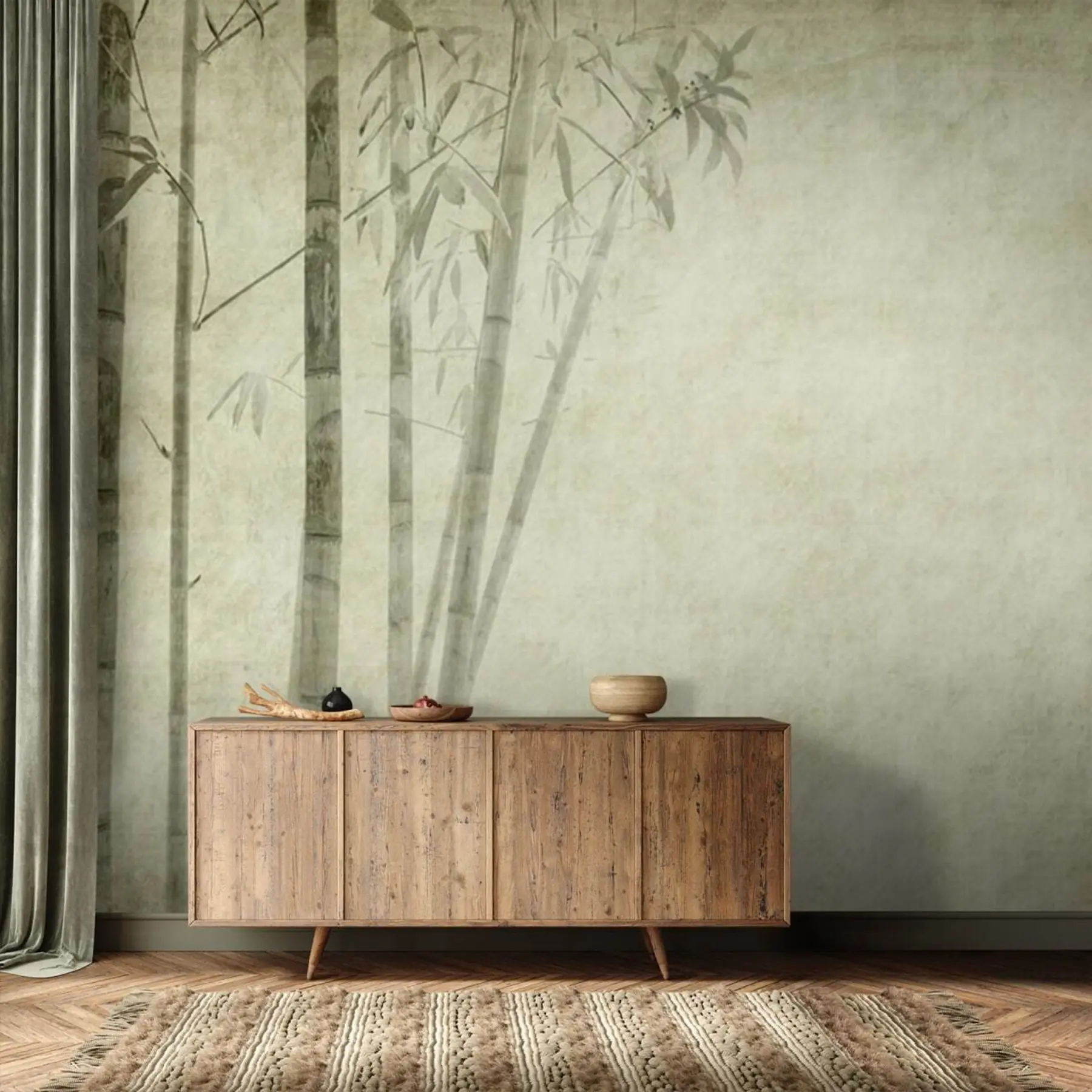 fototapet Minimalism Bambus u72564