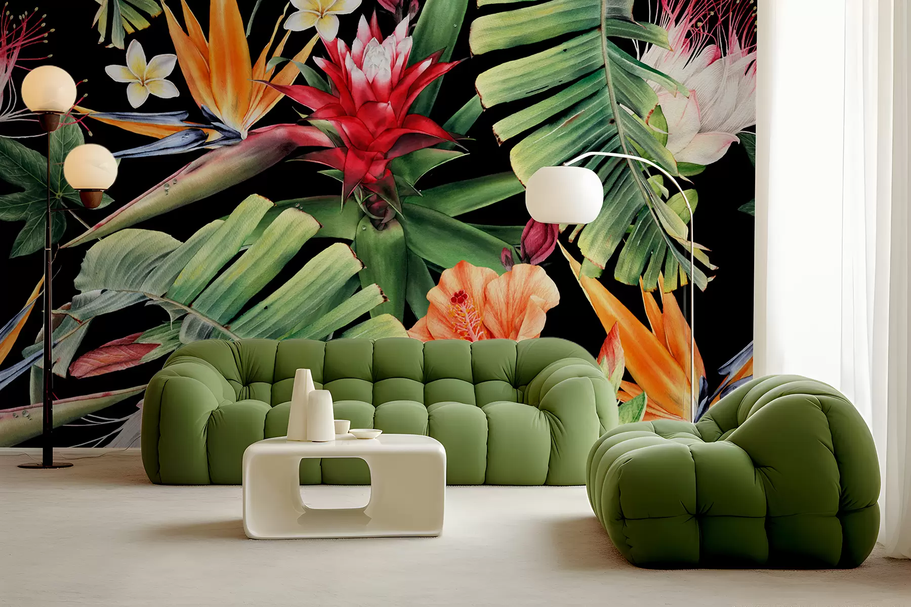 fototapet Model tropical u72341