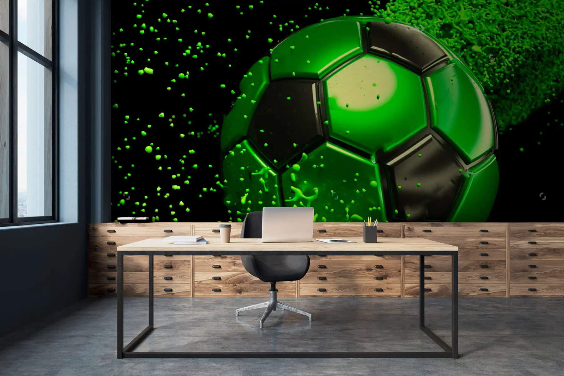 fototapet Fotbalul este un sport mondial u72789