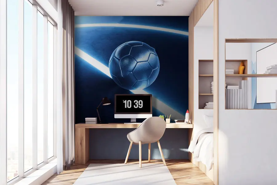 fototapet Fotbal neon u72791
