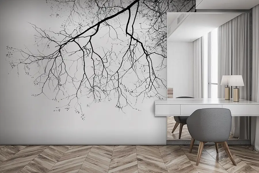 fototapet Siluetă copac gol u72718