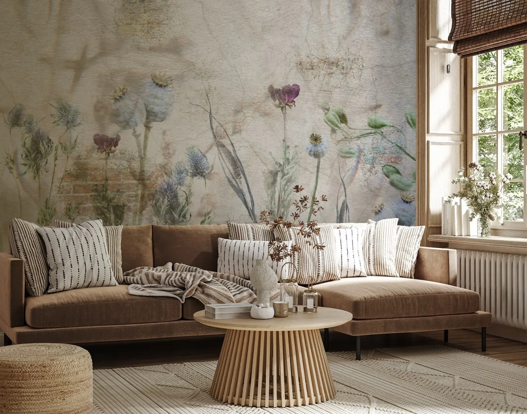 fototapet Flori și ierburi u72771