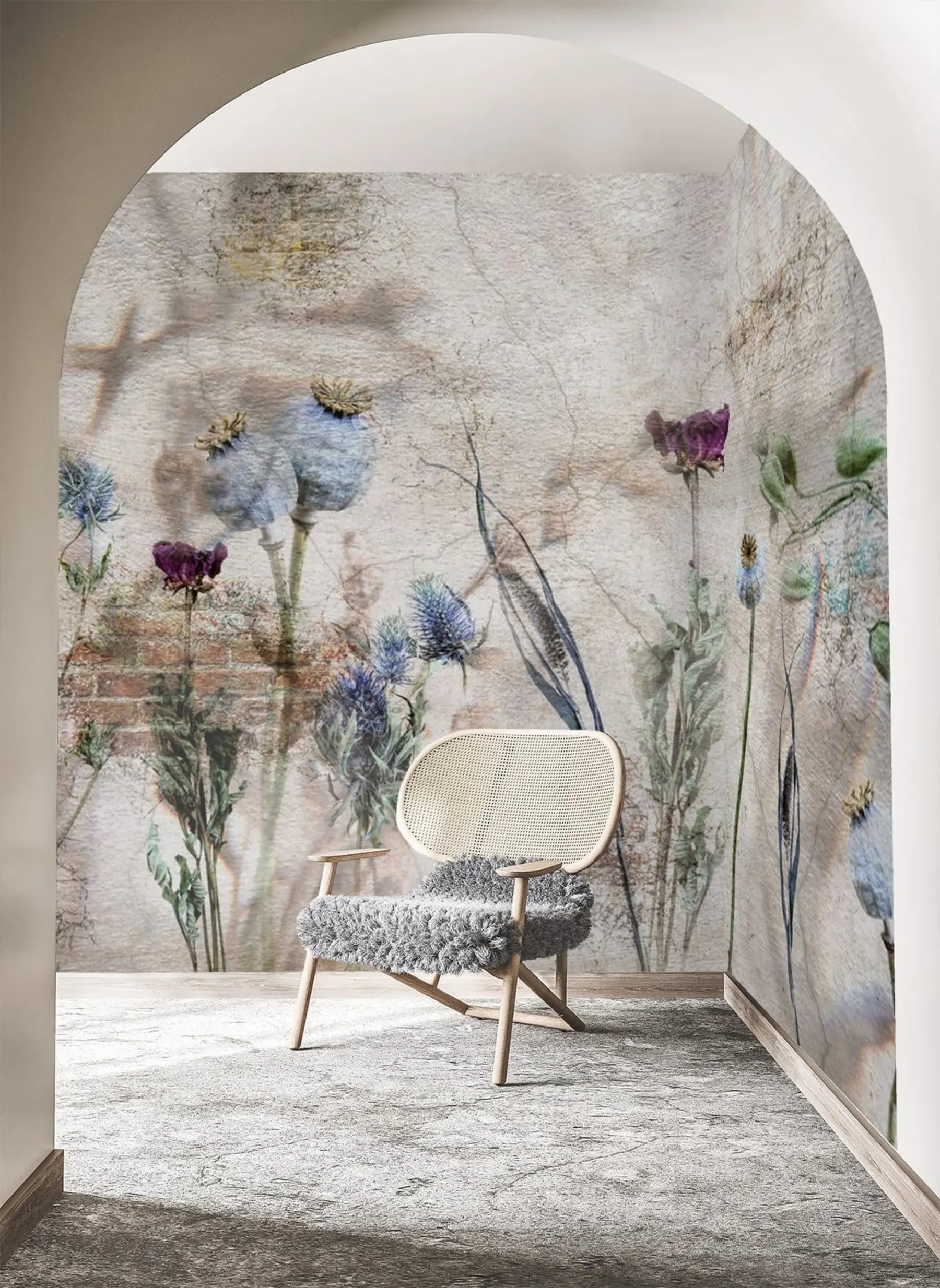 fototapet Flori și ierburi u72771