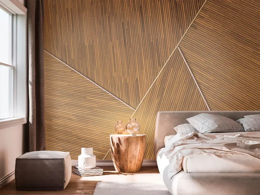 fototapet Imitarea unui perete din lemn u73431