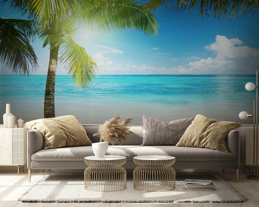 fototapet Apă, cer și nori u57179