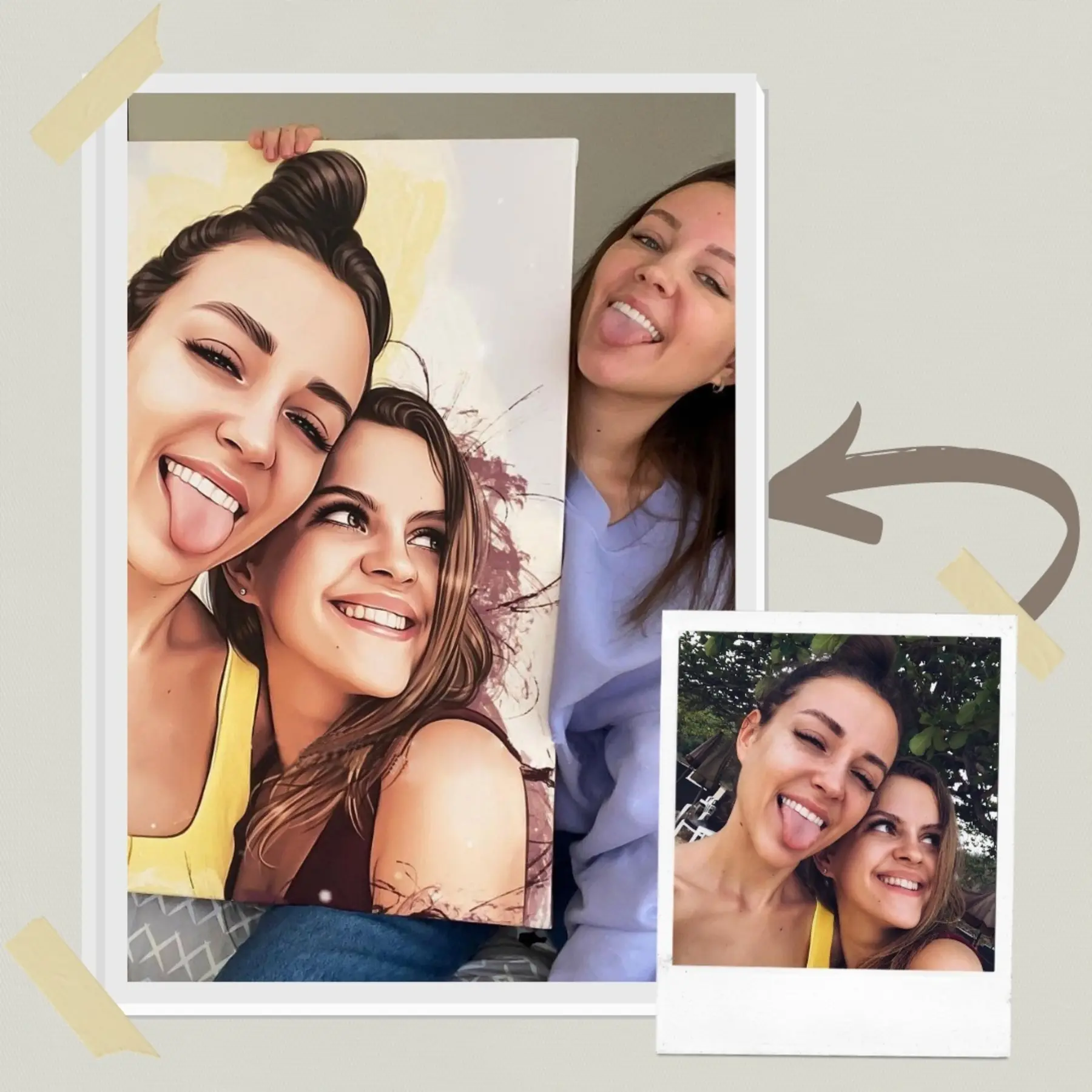 Tablouri Zâmbet, cap și sprânceană s15714