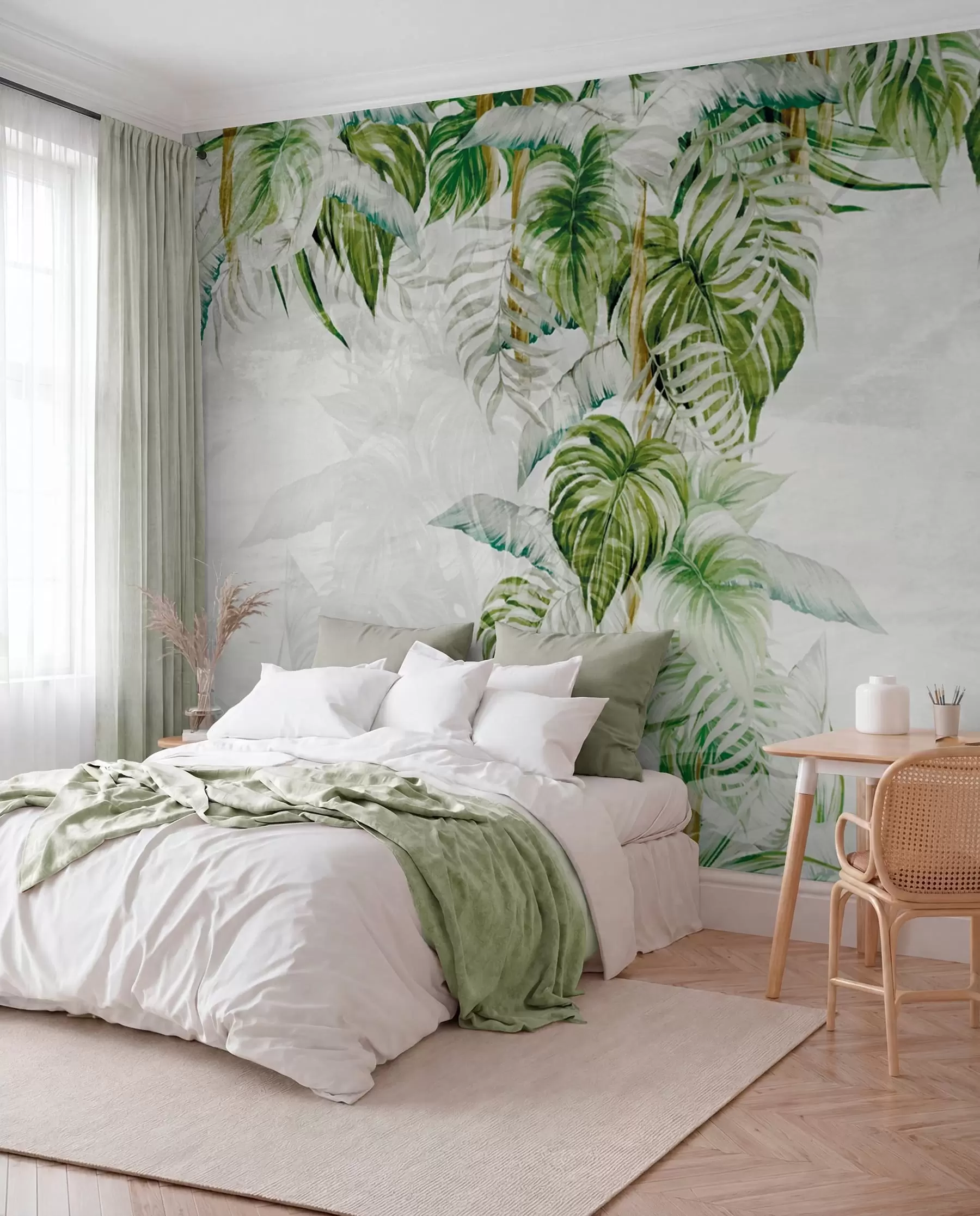 fototapet Sub frunzele tropicale u93228