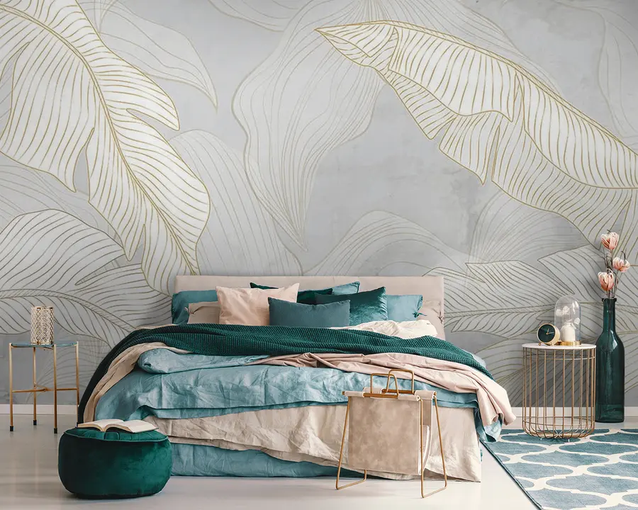 fototapet Frunză, creangă și artă u93319