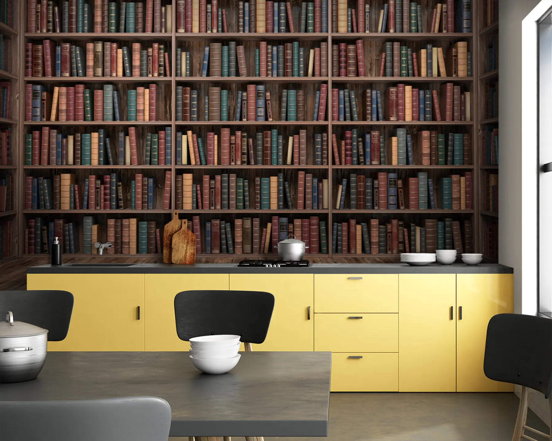 fototapet Bibliotecă impresionantă u93501