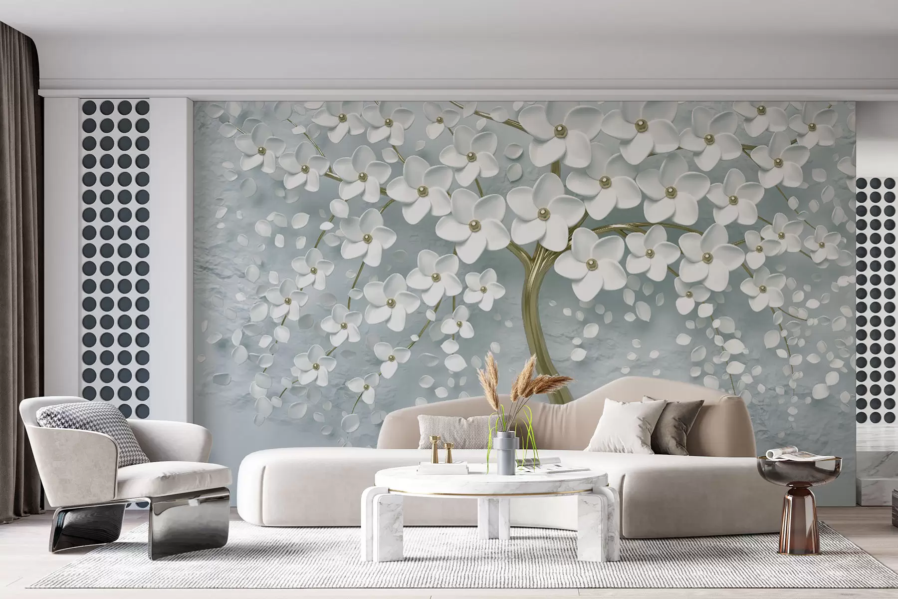 fototapet Floare, apă și plantă u37065v1