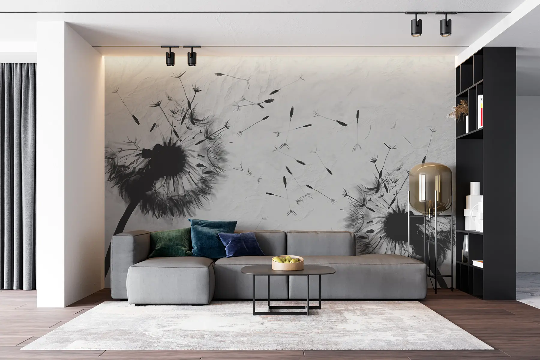 fototapet Floare, plantă și geană u06731