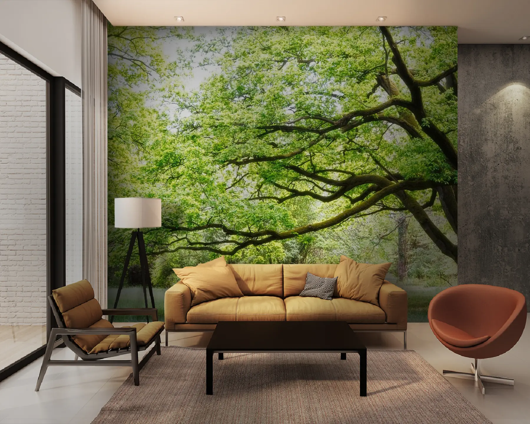 fototapet Peisaj vegetal, verde și natural u55659