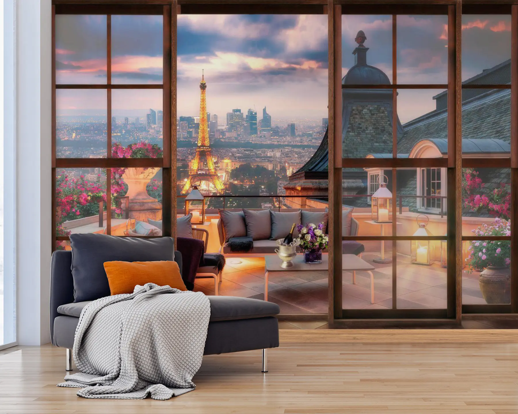 fototapet Nor, clădire și cer u60794