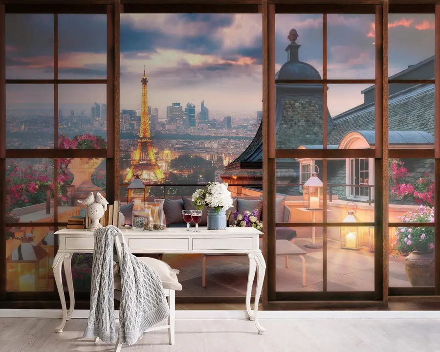 fototapet Nor, clădire și cer u60794