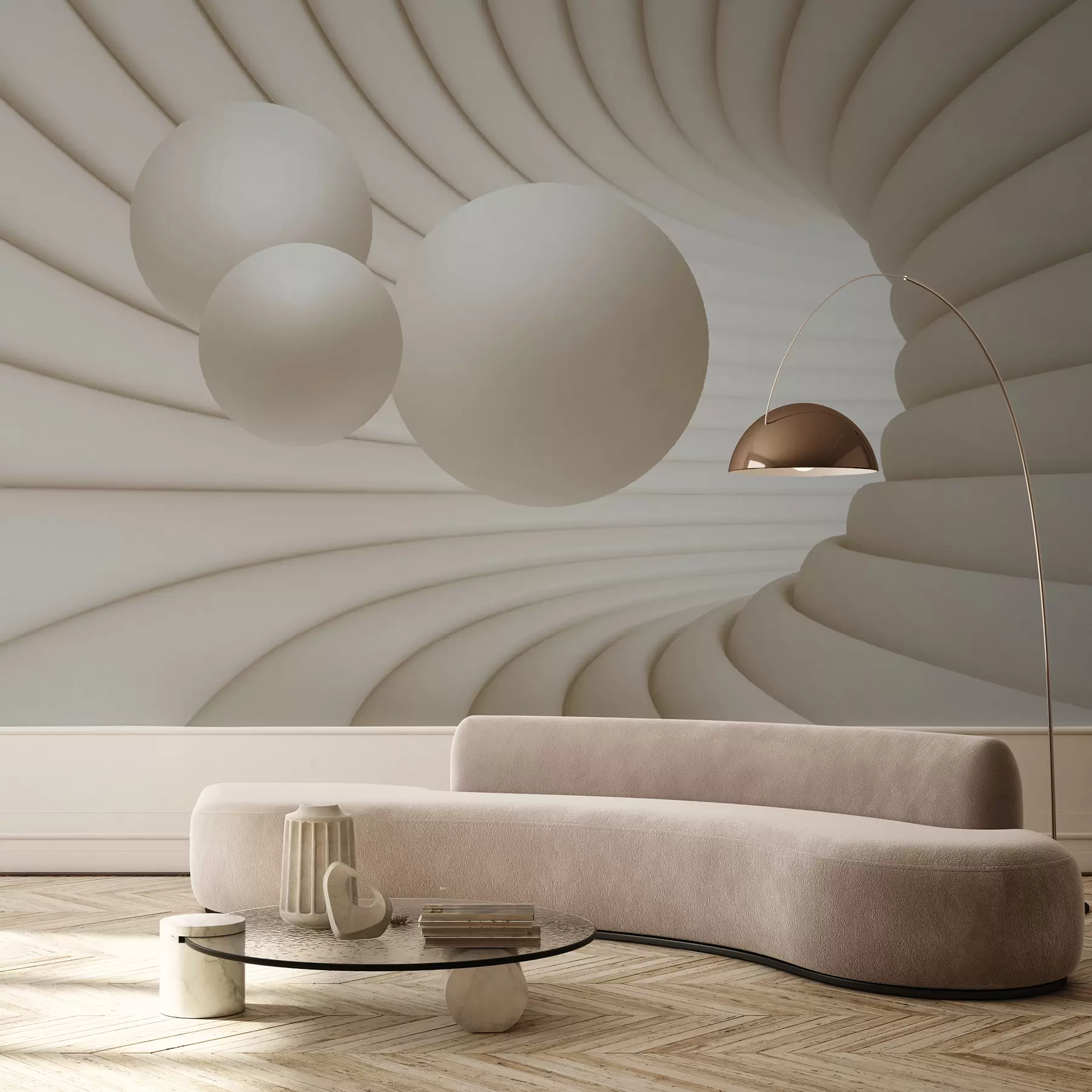 fototapet Alb, lumină și lemn u63731