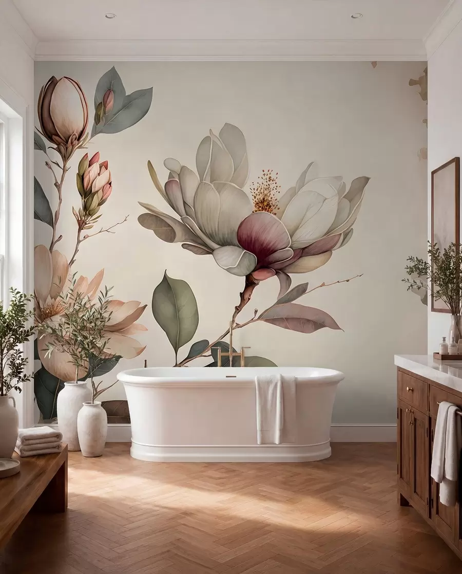 fototapet Ilustrație Magnolia u93020